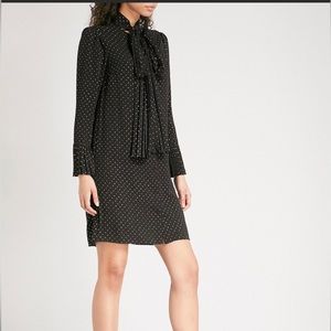 Michael Kors Black & Gold Shirt Dress Size S